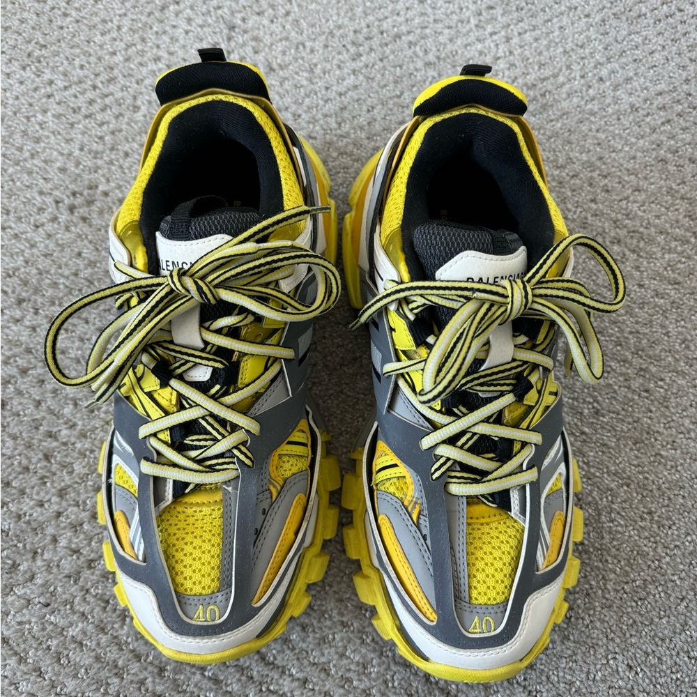 Good Condition Balenciaga Yellow Track Sneaker